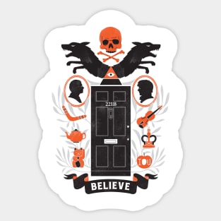 221B Baker Street Sticker